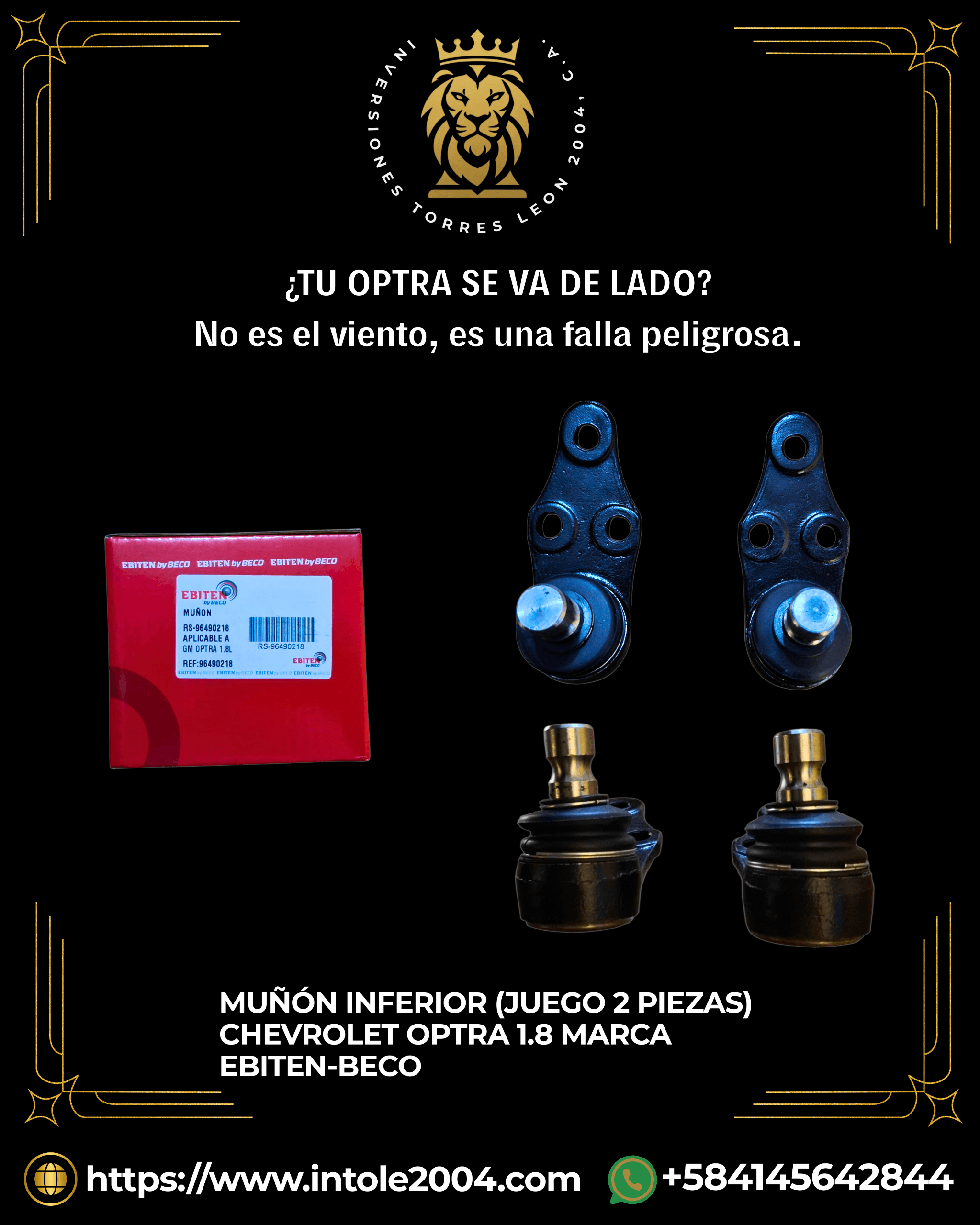 MUÑÓN INFERIOR (JUEGO 2 PIEZAS) CHEVROLET OPTRA 1.8 MARCA EBITEN-BECO_20250620_142633_0017.png